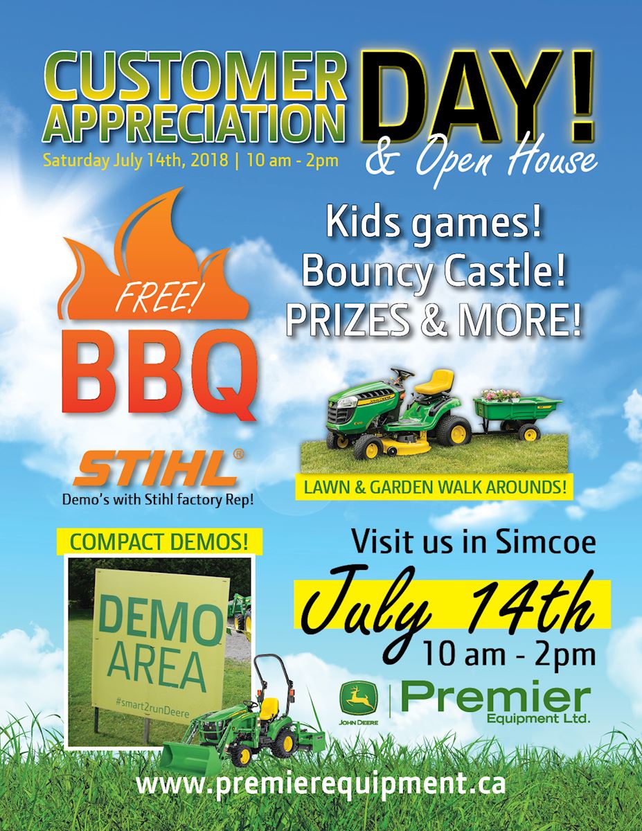 Simcoe Customer Appreciation Day & Open House