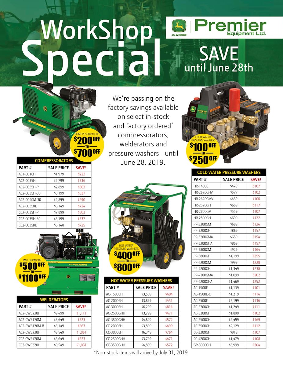 WorkShop Special - SAVE until June 28th