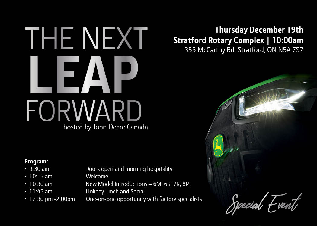 The Next Leap Forward - Special Event hosted by John Deere Canada