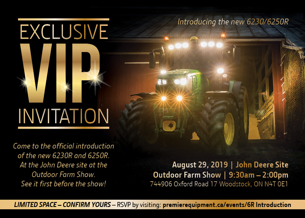 Exclusive VIP invitation - 6230/6250R Intro