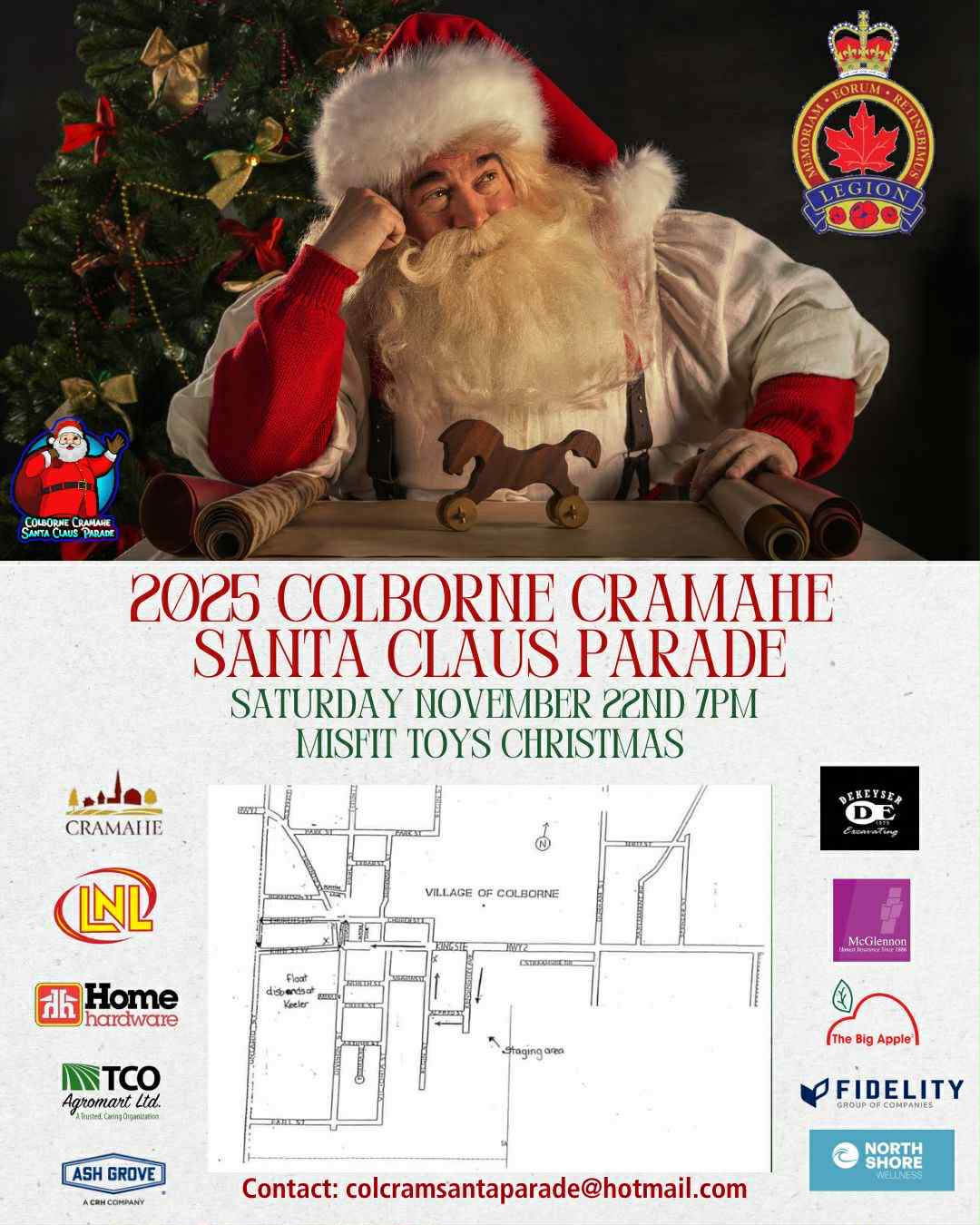 Colborne and Cramahe Santa Claus Parade