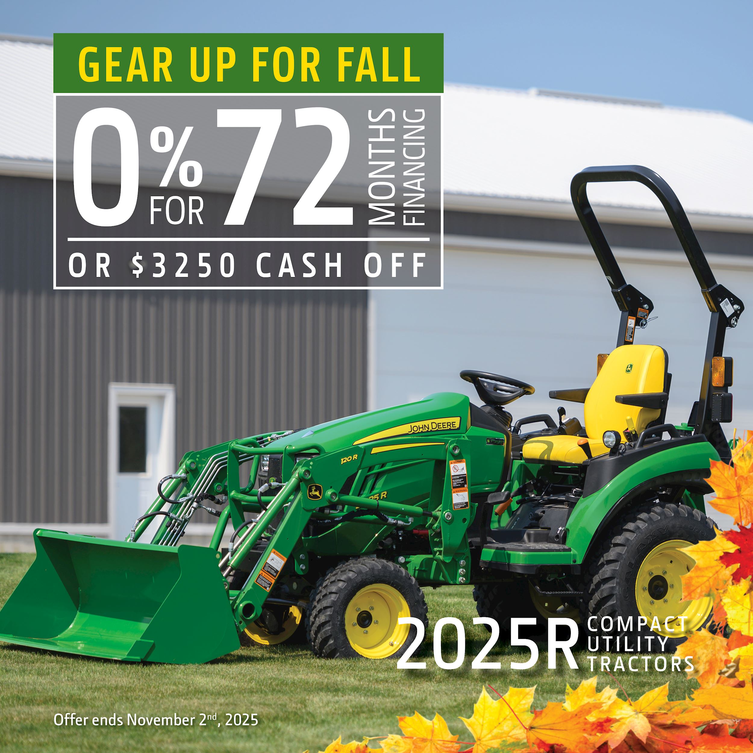 John Deere 2025R Compact Tractor