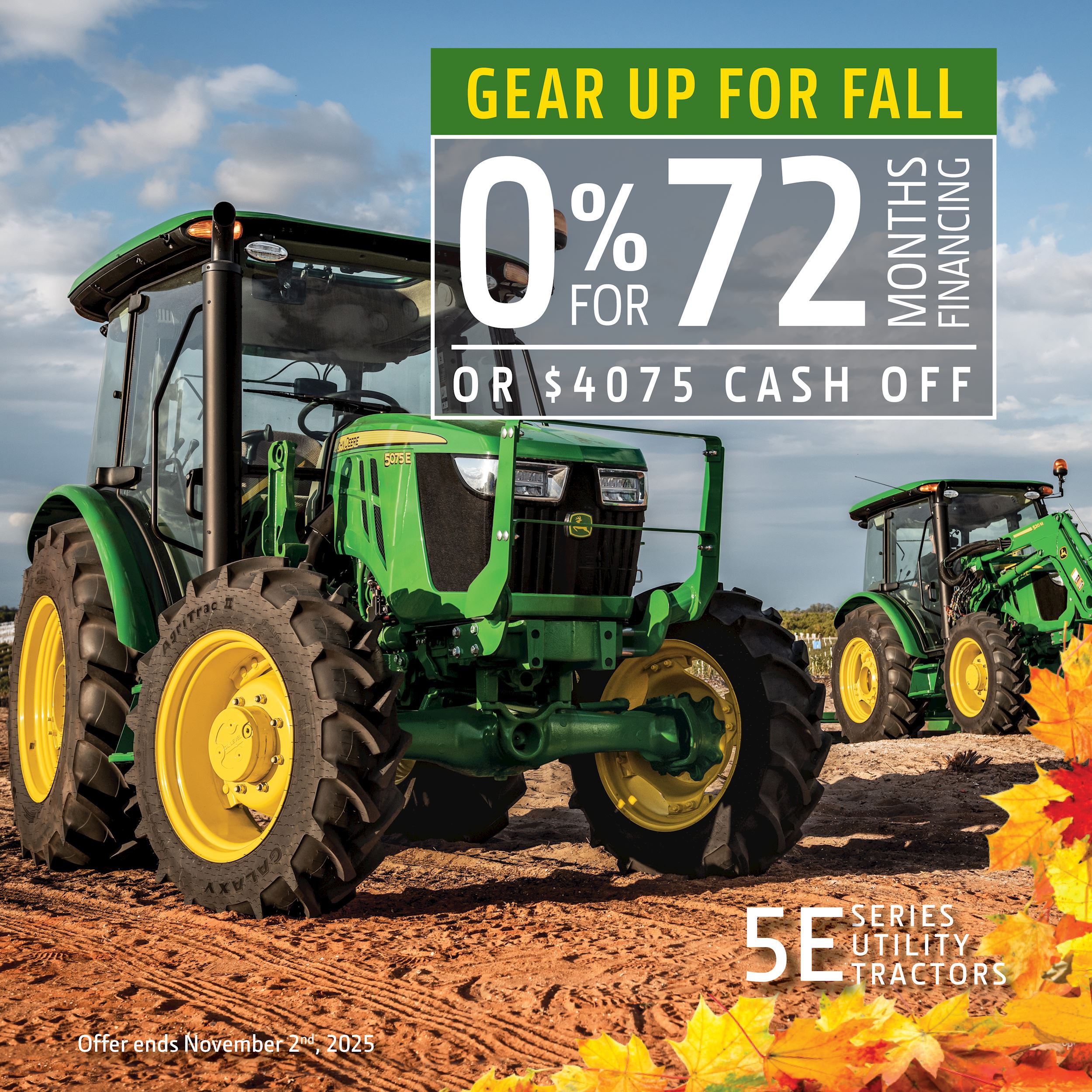 John Deere 5E Utility Tractors