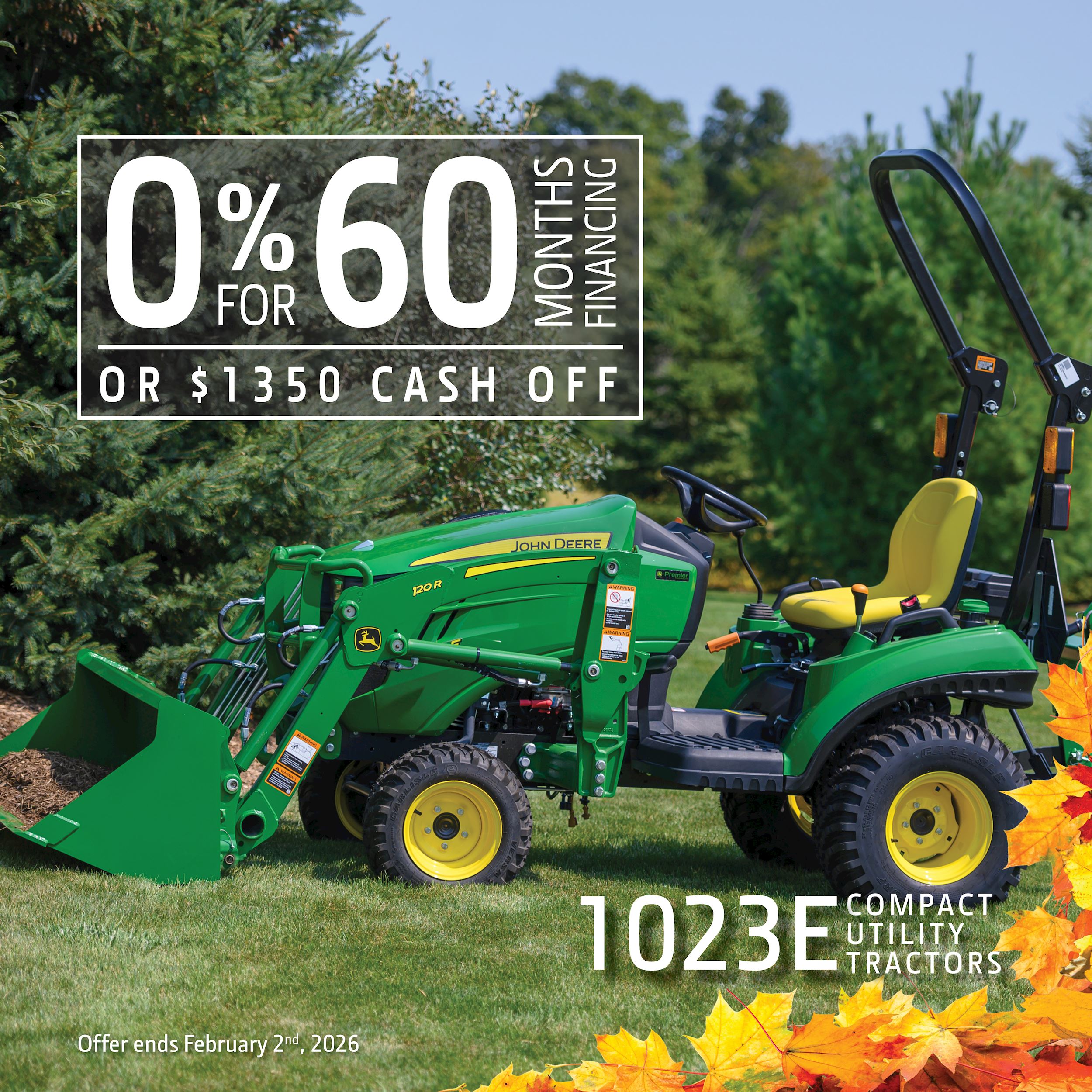 John Deere 1023E Compact Utility Tractor