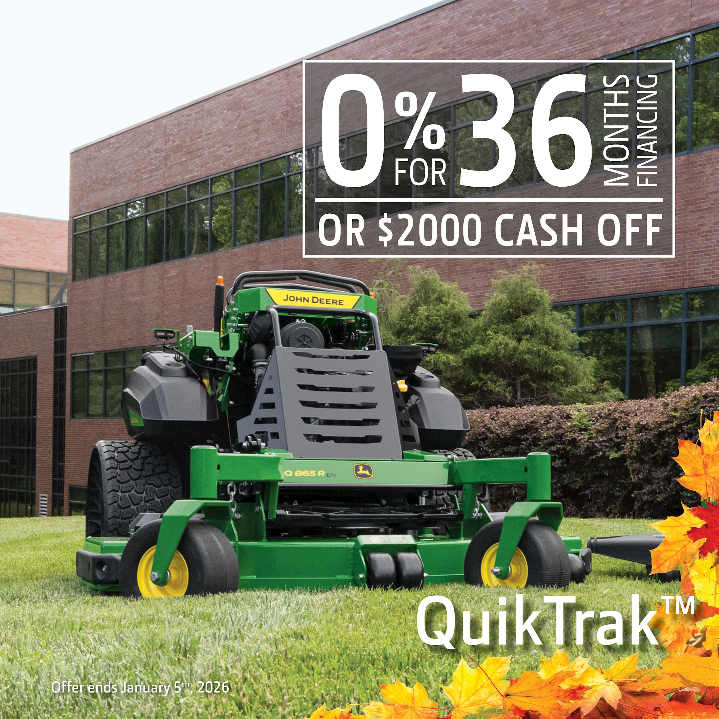 John Deere QuikTrak Commercial Mower