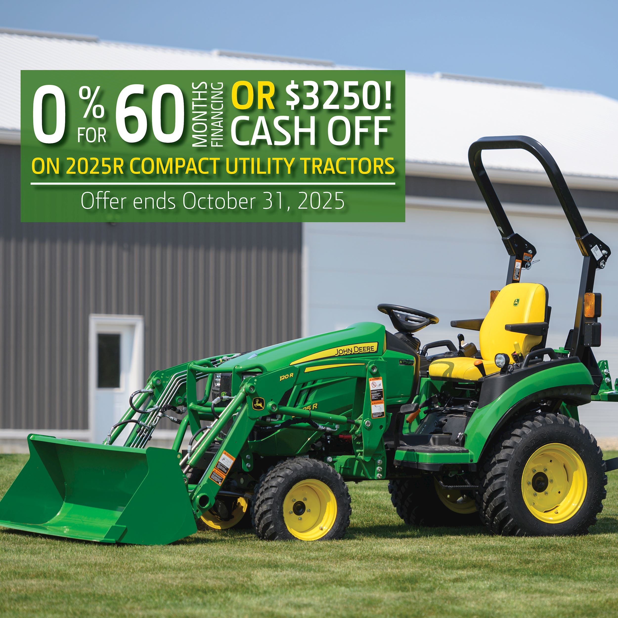 John Deere 2025R Compact Tractor